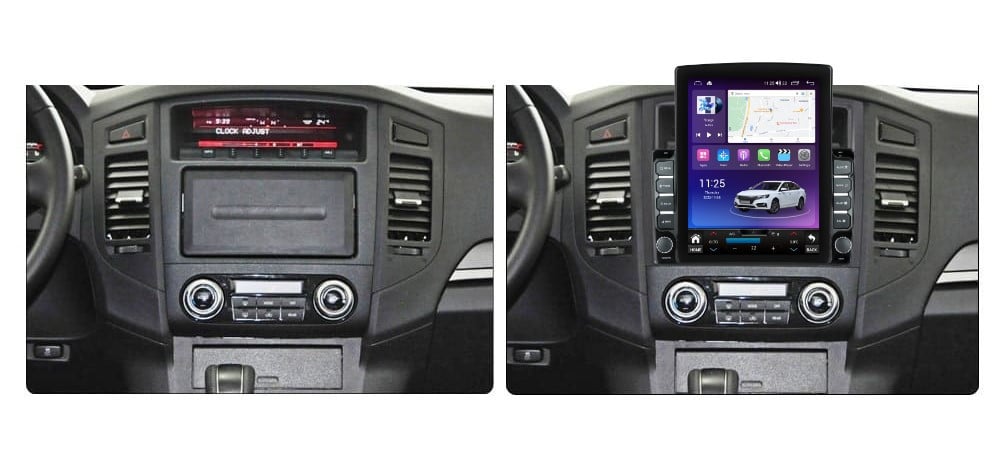 Navigatie dedicata cu Android Mitsubishi Pajero IV 2006 - 2018, 8GB RAM, Radio GPS Dual Zone, Touchscreen IPS 9.7