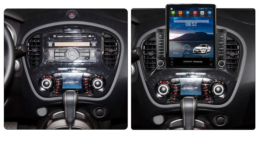 Navigatie dedicata cu Android Nissan Juke 2010 - 2019, 1GB RAM, Radio GPS Dual Zone, Touchscreen IPS 9.7