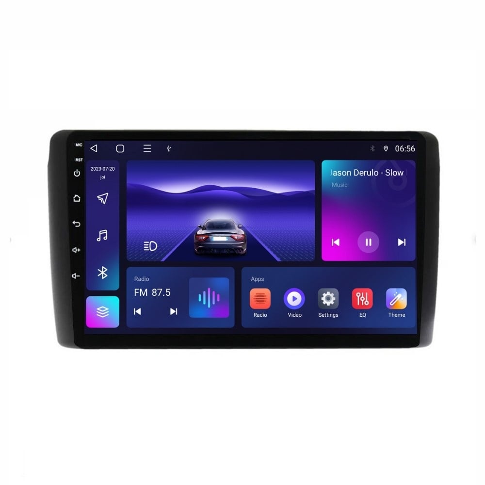 Navigatie dedicata cu Android Nissan Leaf I 2010 - 2017, 2GB RAM, Radio GPS Dual Zone, Display HD QLED 9