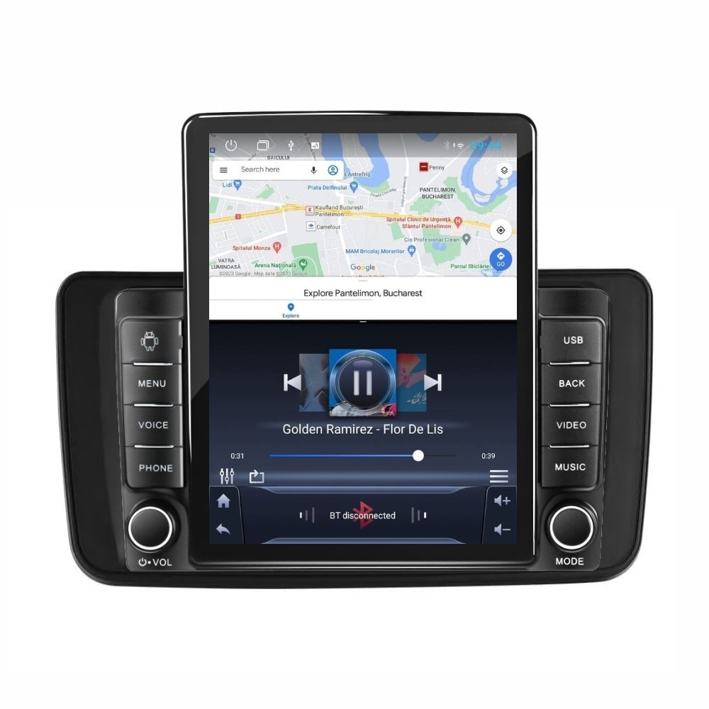 Navigatie dedicata cu Android Nissan Leaf II 2017 - 2025, 2GB RAM, Radio GPS Dual Zone, Touchscreen IPS 9.7
