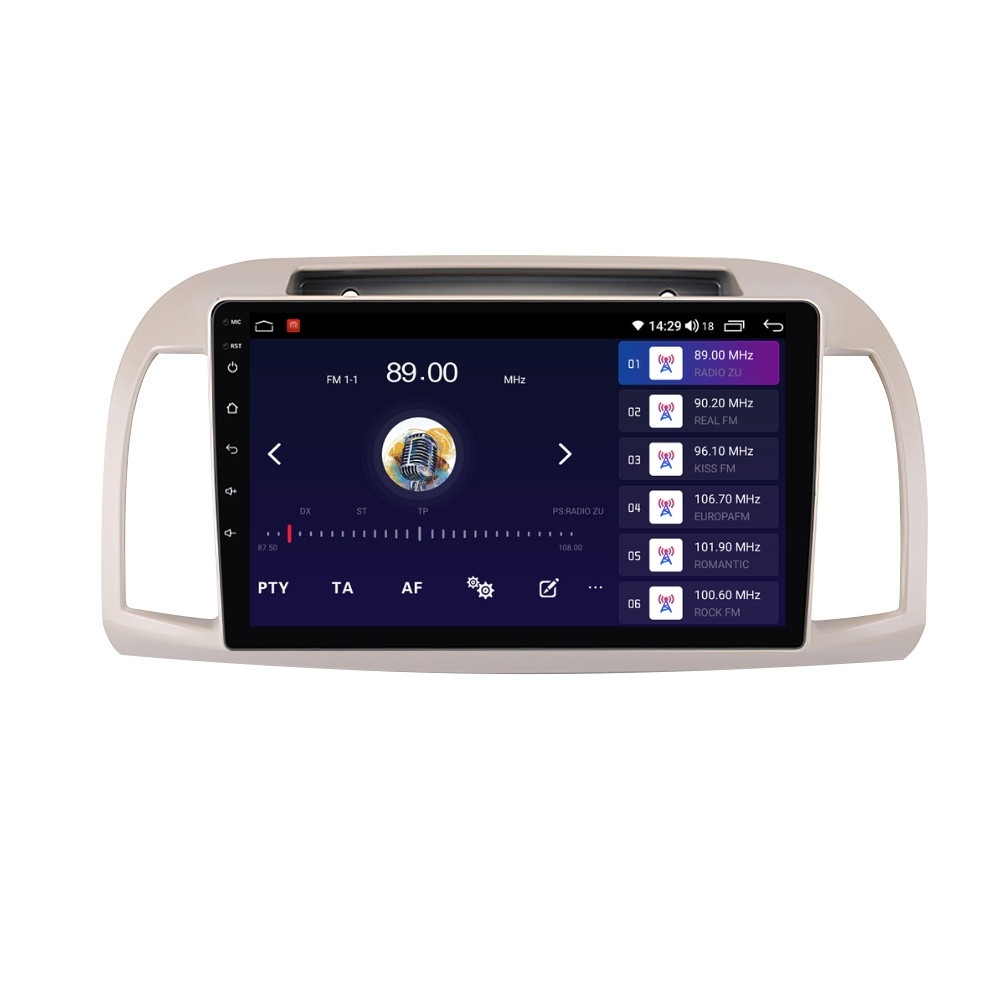 Navigatie dedicata cu Android Nissan Micra III 2003 - 2010, 2GB RAM, Radio GPS Dual Zone, Display HD QLED 9