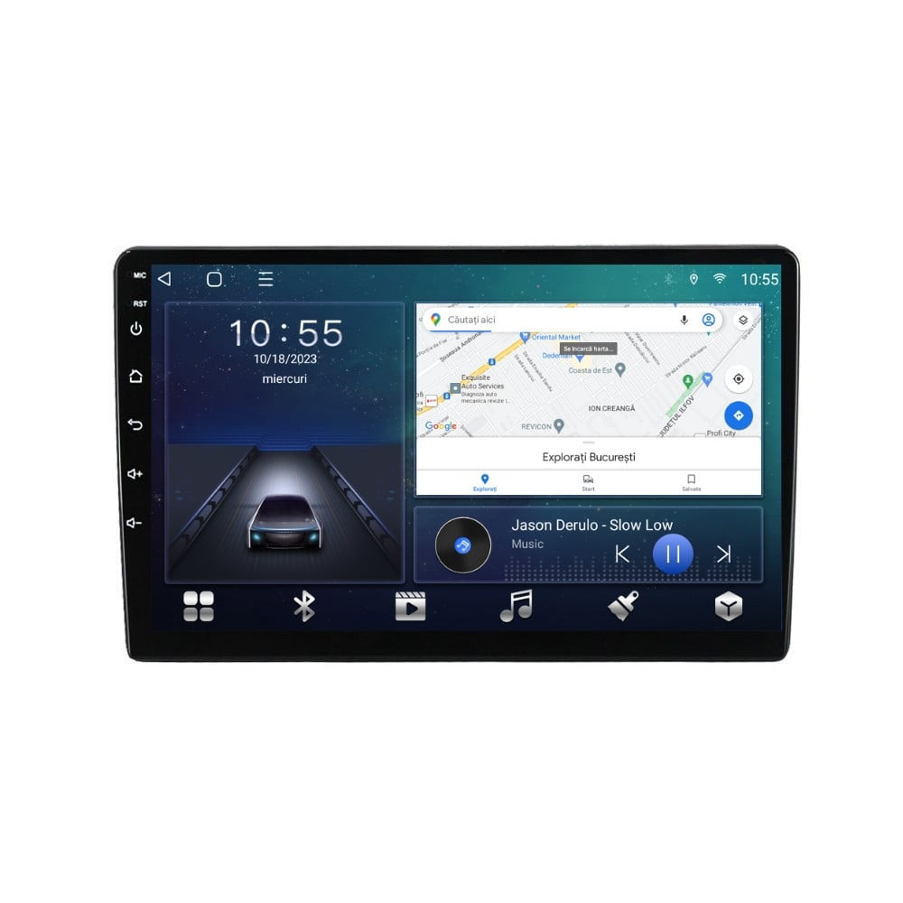 Navigatie dedicata cu Android Nissan Pathfinder III R51 2005 - 2014, 3GB RAM, Radio GPS Dual Zone, Display HD QLED 9