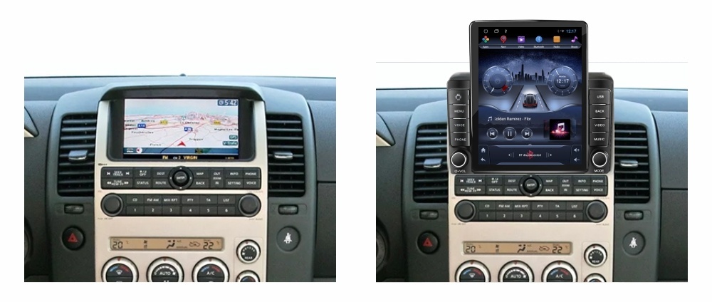 Navigatie dedicata cu Android Nissan Pathfinder III R51 2005 - 2014 cu navigatie originala, 1GB RAM, Radio GPS Dual Zone, Touchscreen IPS 9.7