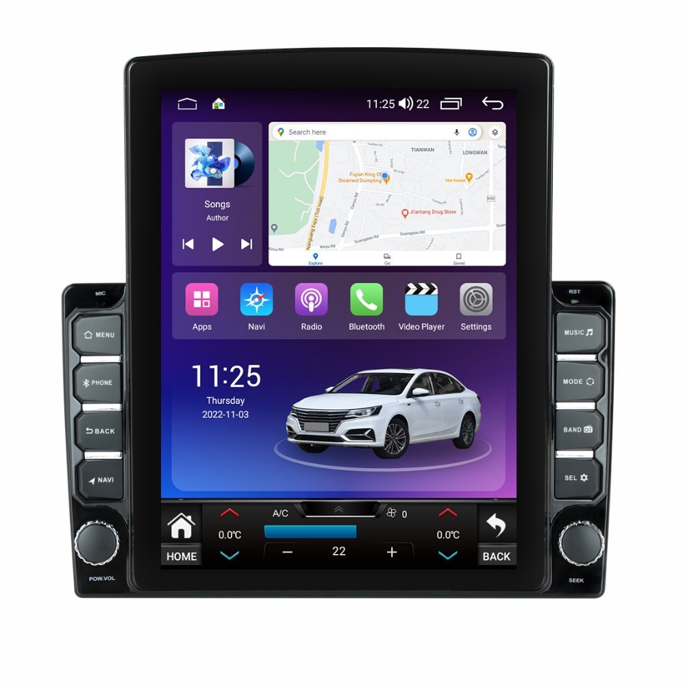 Navigatie dedicata cu Android Nissan Pulsar dupa 2014, 8GB RAM, Radio GPS Dual Zone, Touchscreen IPS 9.7