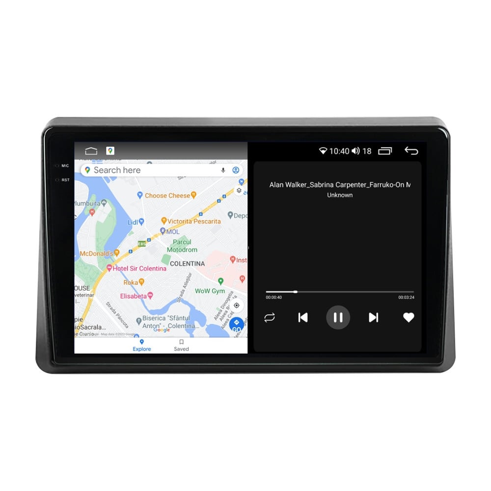 Navigatie dedicata cu Android Opel Movano B 2020 - 2022, 4GB RAM, Radio GPS Dual Zone, Display 2K QLED 10.36