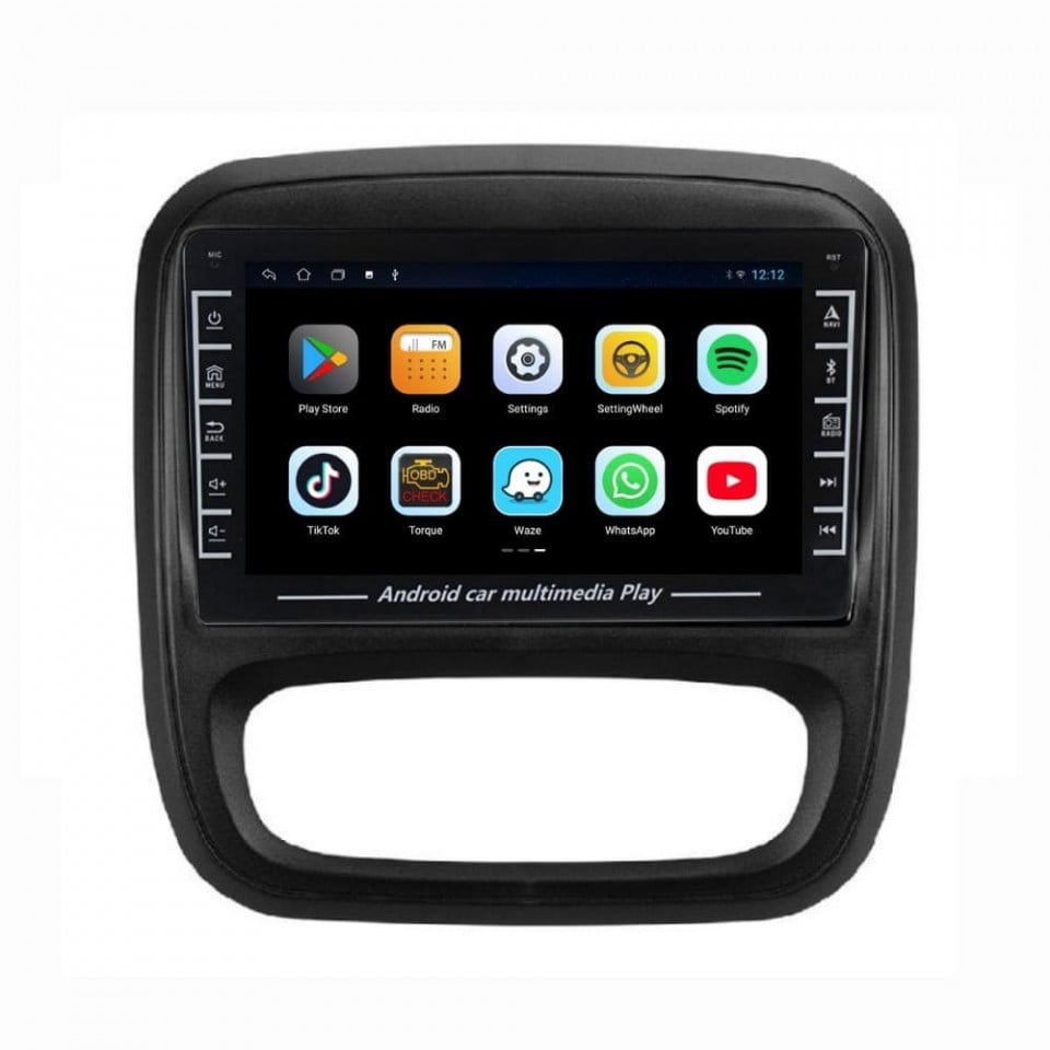 Navigatie dedicata cu Android Opel Vivaro B 2014 - 2019, 1GB RAM, Radio GPS Dual Zone, Display HD IPS 8