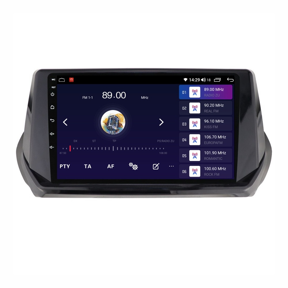 Navigatie dedicata cu Android Peugeot 2008 II dupa 2019, 2GB RAM, Radio GPS Dual Zone, Display HD QLED 9