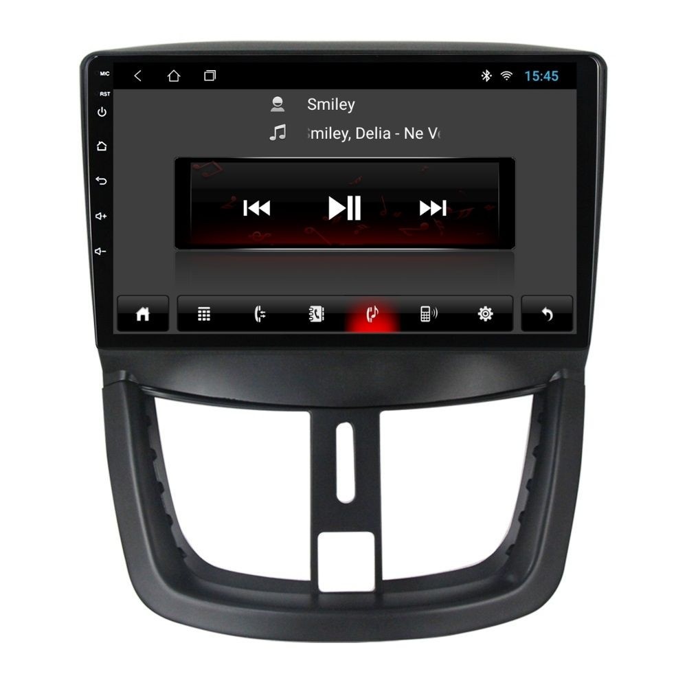Navigatie dedicata cu Android Peugeot 206+ 2009 - 2014, 2GB RAM, Radio GPS Dual Zone, Display HD IPS 9" Touchscreen, Internet Wi-Fi, Bluetooth, MirrorLink, USB - Imagine 4