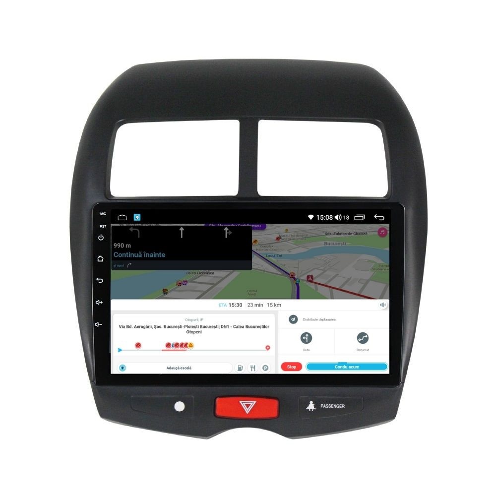 Navigatie dedicata cu Android Peugeot 4008 2012 - 2017, 2GB RAM, Radio GPS Dual Zone, Display HD QLED 10" Touchscreen, Internet Wi-Fi si slot SIM 4G, Bluetooth, MirrorLink, USB - Imagine 8