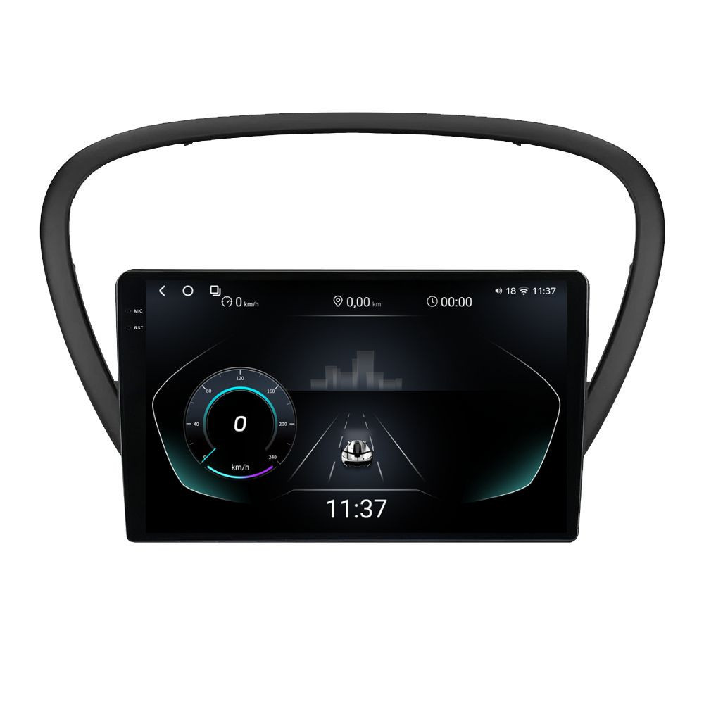 Navigatie dedicata cu Android Peugeot 607 2004 - 2011, 12GB RAM, Radio GPS Dual Zone, Display 2K QLED 9.5