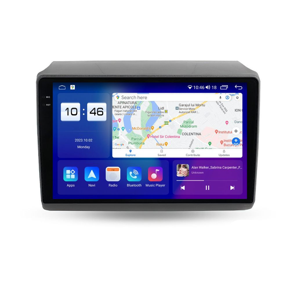 Navigatie dedicata cu Android Peugeot Boxer dupa 2006 cu navigatie originala, 4GB RAM, Radio GPS Dual Zone, Display 2K QLED 9.5