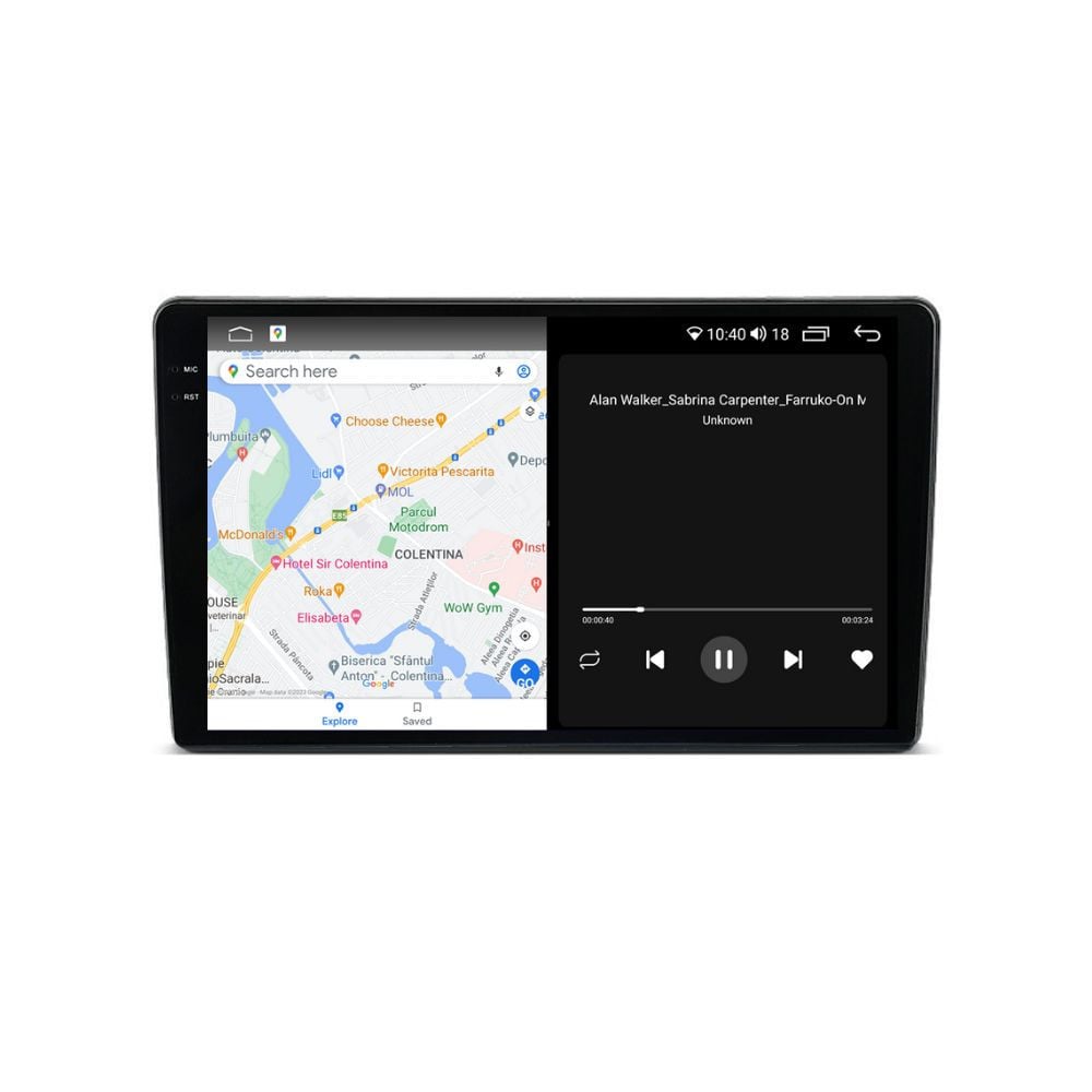 Navigatie dedicata cu Android Peugeot Partner 2008 - 2018, 8GB RAM, Radio GPS Dual Zone, Display 2K QLED 9.5