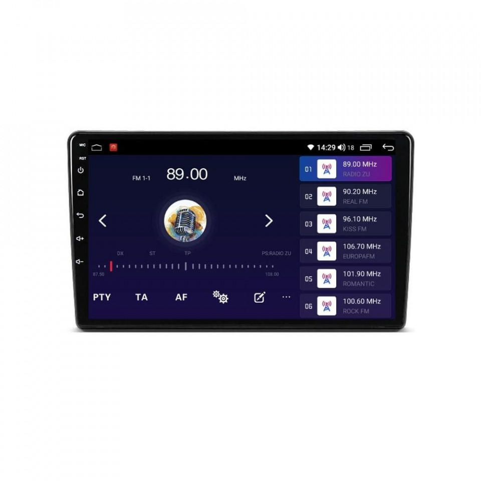 Navigatie dedicata cu Android Peugeot Partner 2008 - 2018, 8GB RAM, Radio GPS Dual Zone, Display HD QLED 9