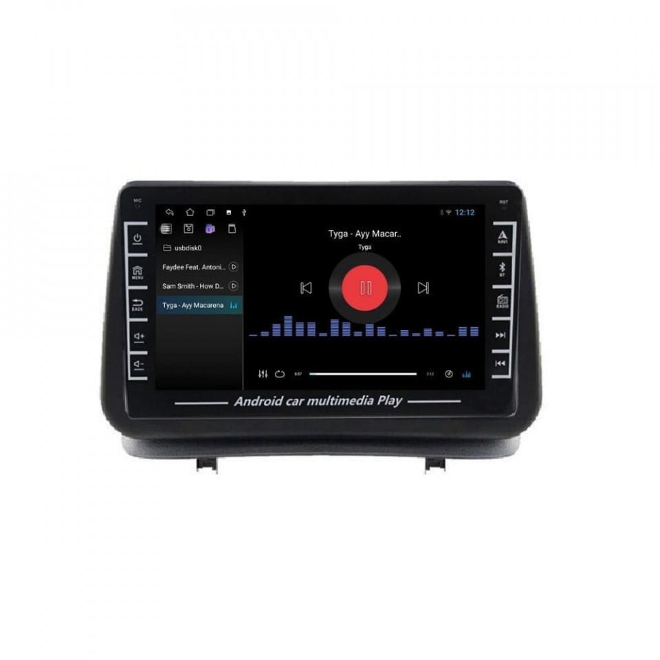 Navigatie dedicata cu Android Renault Clio III 2005 - 2012, 1GB RAM, Radio GPS Dual Zone, Display HD IPS 8