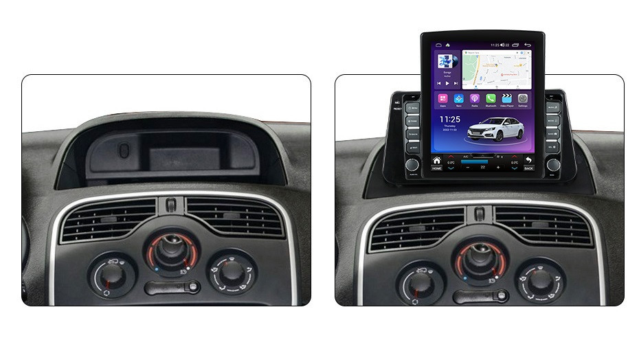 Navigatie dedicata cu Android Renault Kangoo II 2008 - 2021, 8GB RAM, Radio GPS Dual Zone, Touchscreen IPS 9.7