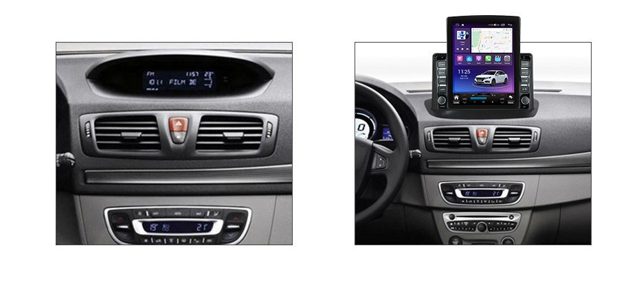 Navigatie dedicata cu Android Renault Megane III 2009 - 2016, 4GB RAM, Radio GPS Dual Zone, Touchscreen IPS 9.7