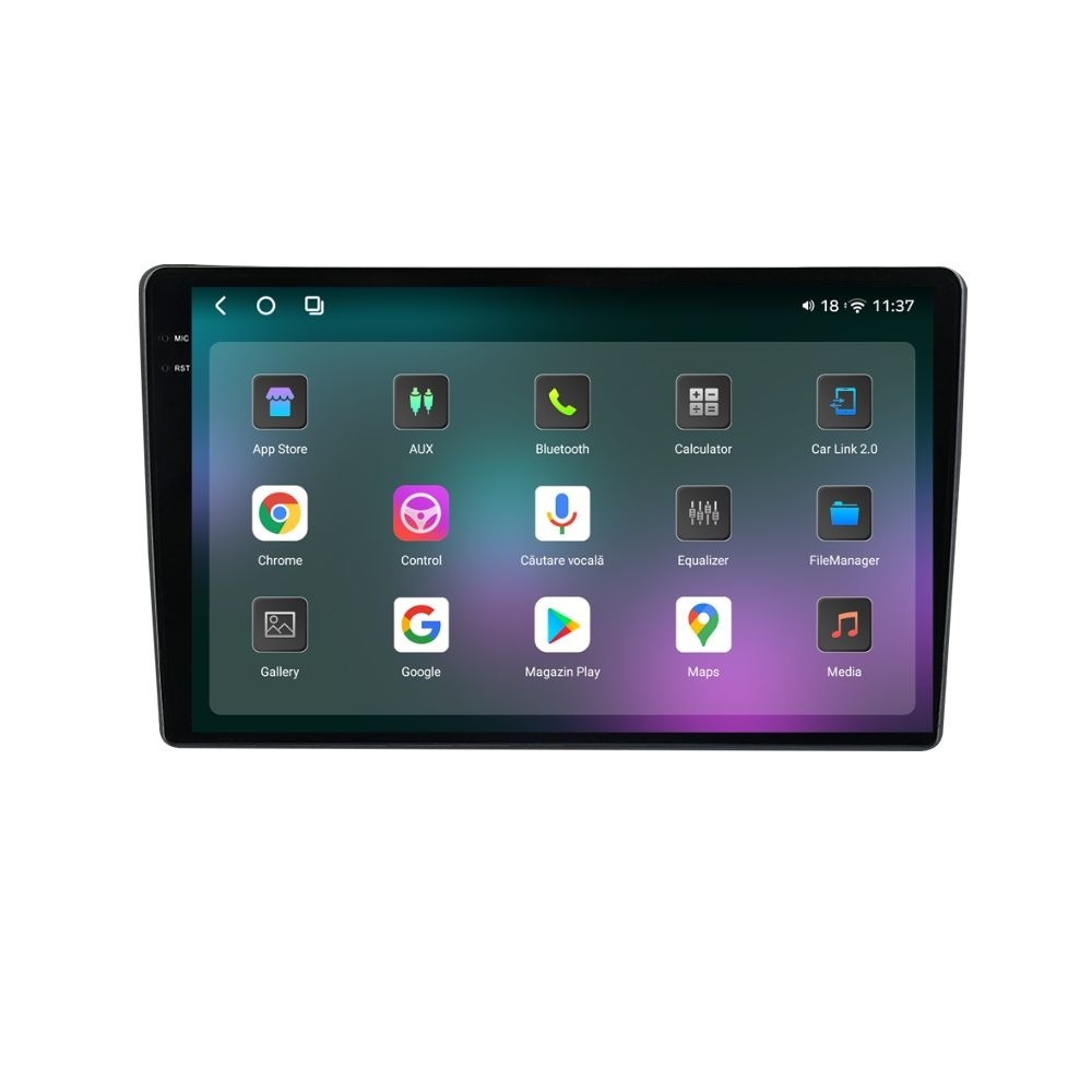 Navigatie dedicata cu Android SAAB 9-3 2007 - 2011, 12GB RAM, Radio GPS Dual Zone, Display 2K QLED 9.5