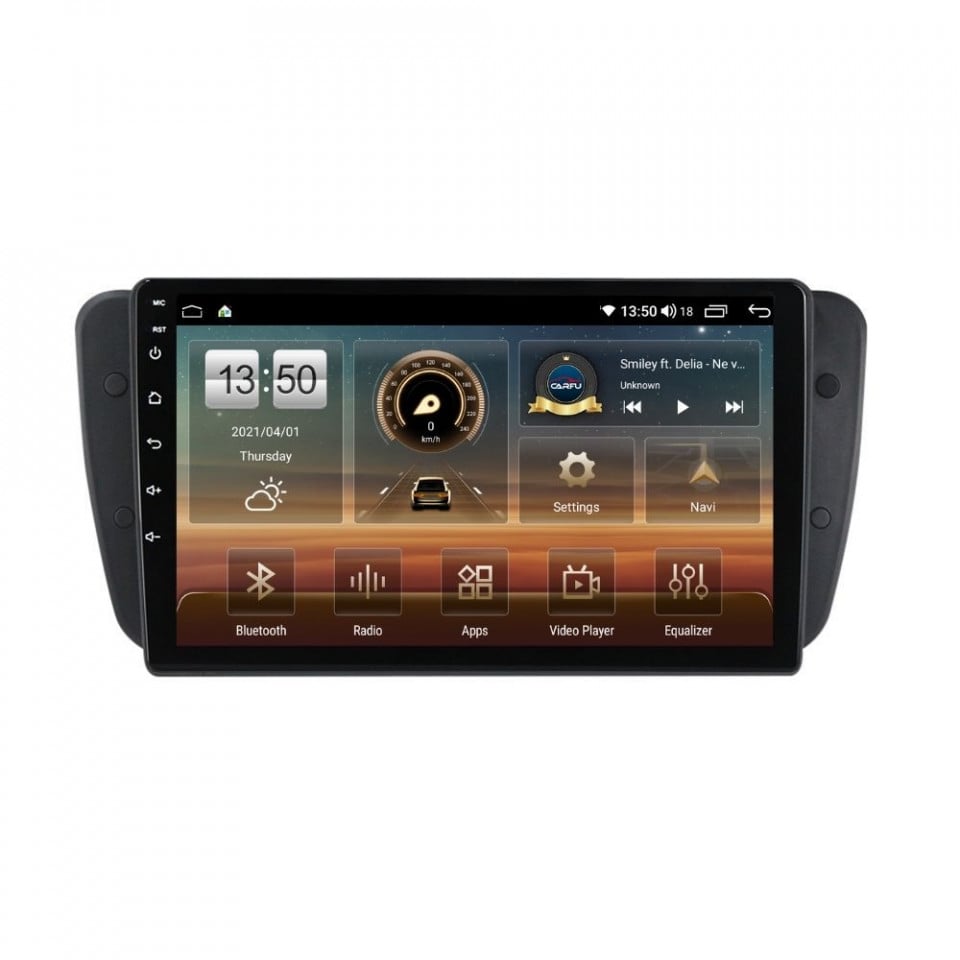 Navigatie dedicata cu Android Seat Ibiza IV 2008 - 2013, 4GB RAM, Radio GPS Dual Zone, Display HD QLED 9