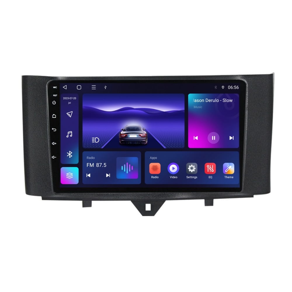 Navigatie dedicata cu Android Smart Fortwo 2011 - 2014, 2GB RAM, Radio GPS Dual Zone, Display HD QLED 9