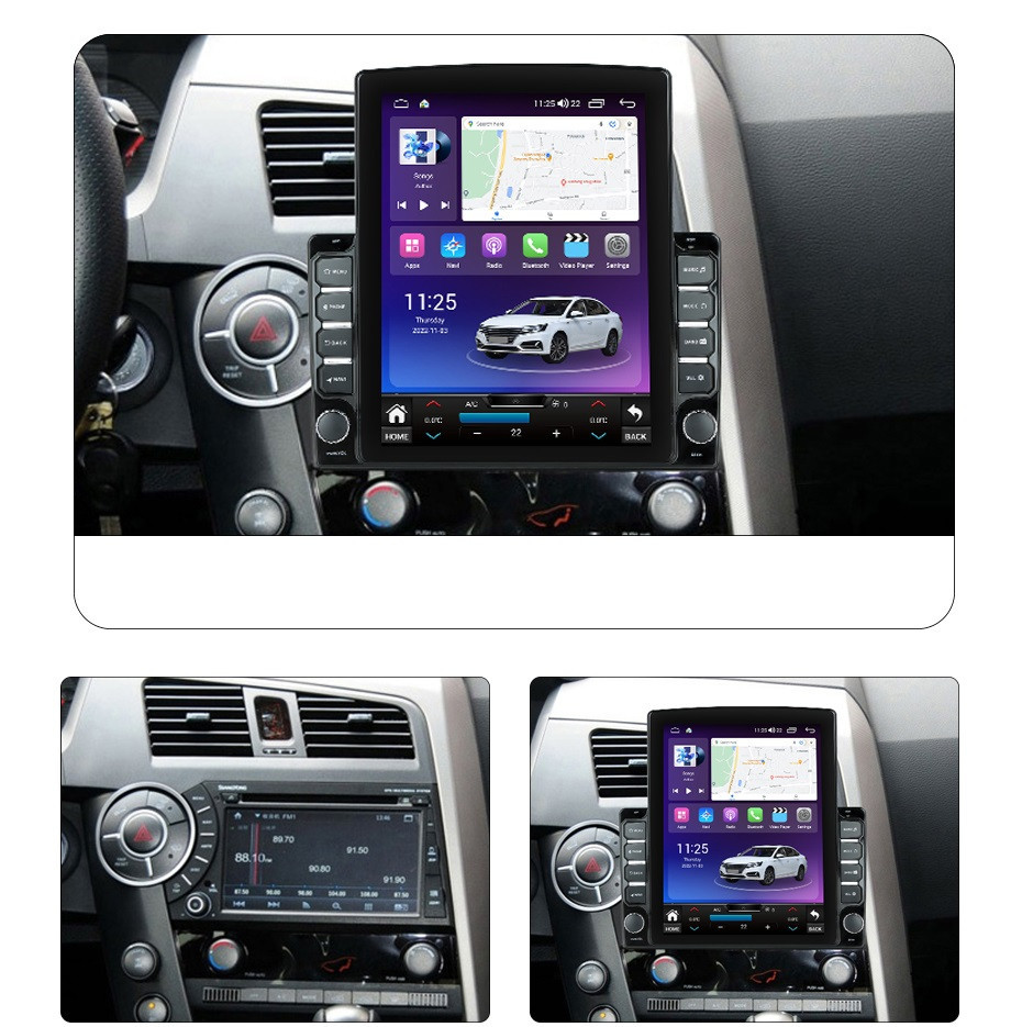 Navigatie dedicata cu Android Ssangyong Actyon 2005 - 2012, 8GB RAM, Radio GPS Dual Zone, Touchscreen IPS 9.7