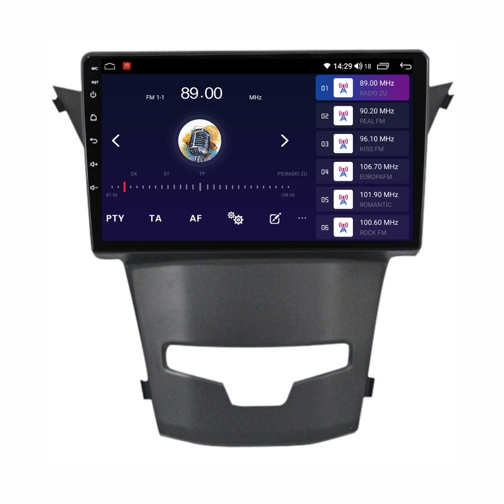 Navigatie dedicata cu Android Ssangyong Korando 2013 - 2019, 2GB RAM, Radio GPS Dual Zone, Display HD QLED 9