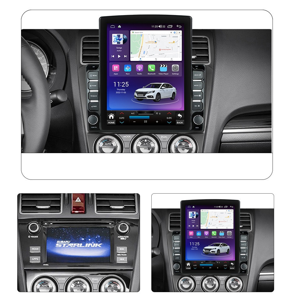 Navigatie dedicata cu Android Subaru Impreza / XV / WRX 2012 - 2017, 4GB RAM, Radio GPS Dual Zone, Touchscreen IPS 9.7