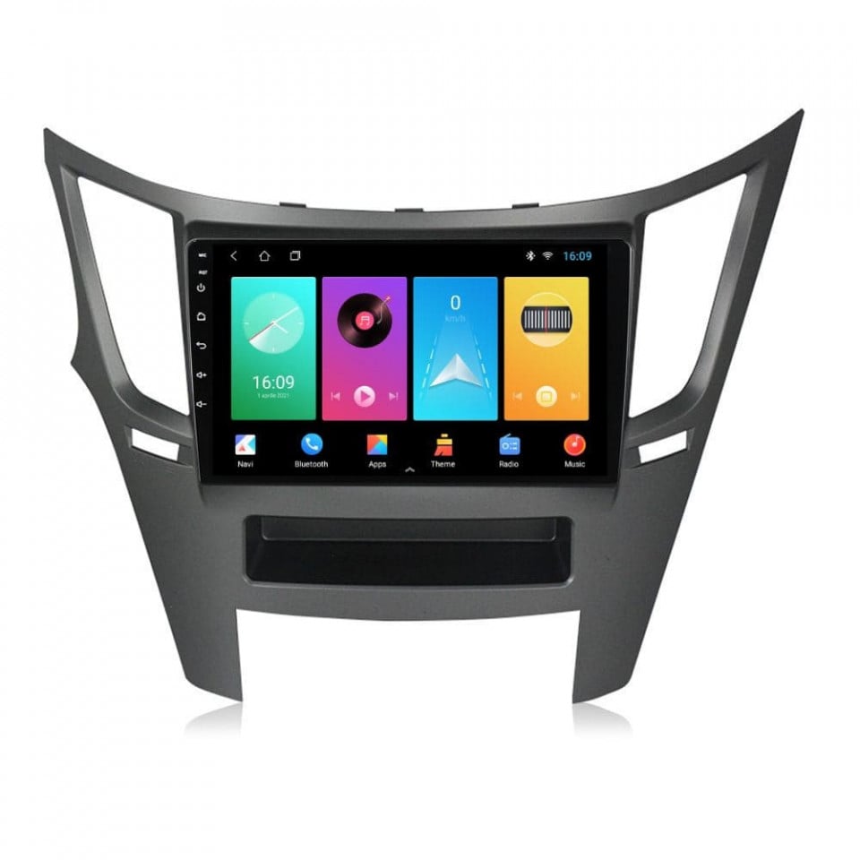 Navigatie dedicata cu Android Subaru Outback / Legacy 2009 - 2014, 1GB RAM, Radio GPS Dual Zone, Display HD IPS 9