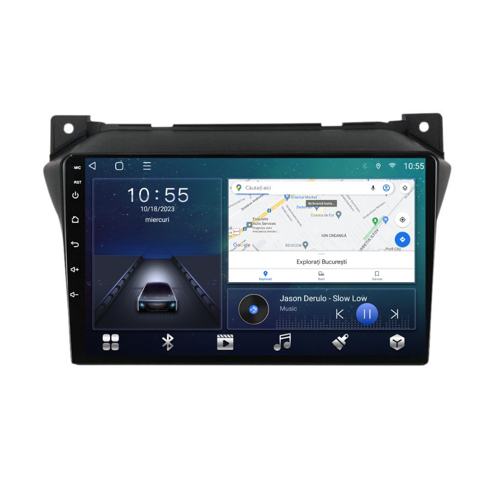 Navigatie dedicata cu Android Suzuki Alto VII 2009 - 2016, 2GB RAM, Radio GPS Dual Zone, Display HD QLED 9