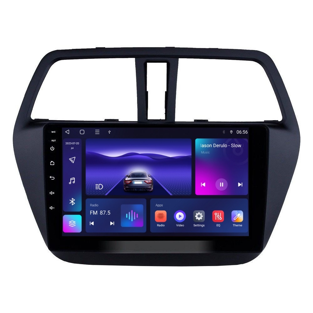 Navigatie dedicata cu Android Suzuki SX4 S-Cross dupa 2013, 4GB RAM, Radio GPS Dual Zone, Display HD IPS 9" Touchscreen, Internet Wi-Fi, Bluetooth, MirrorLink, USB