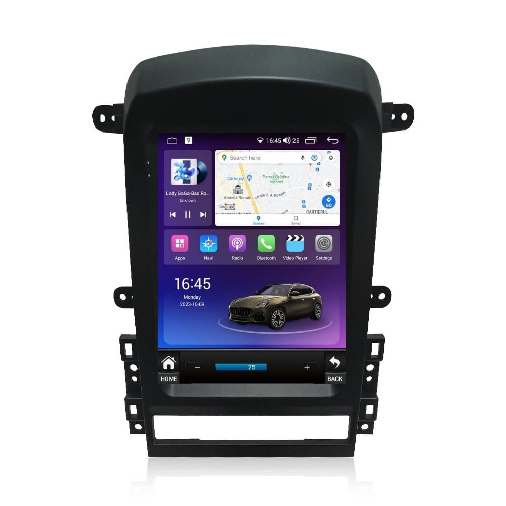 Navigatie dedicata cu Android tip tesla Chevrolet Captiva 2006 - 2011, 8GB RAM, Radio GPS Dual Zone, Touchscreen IPS 9.7