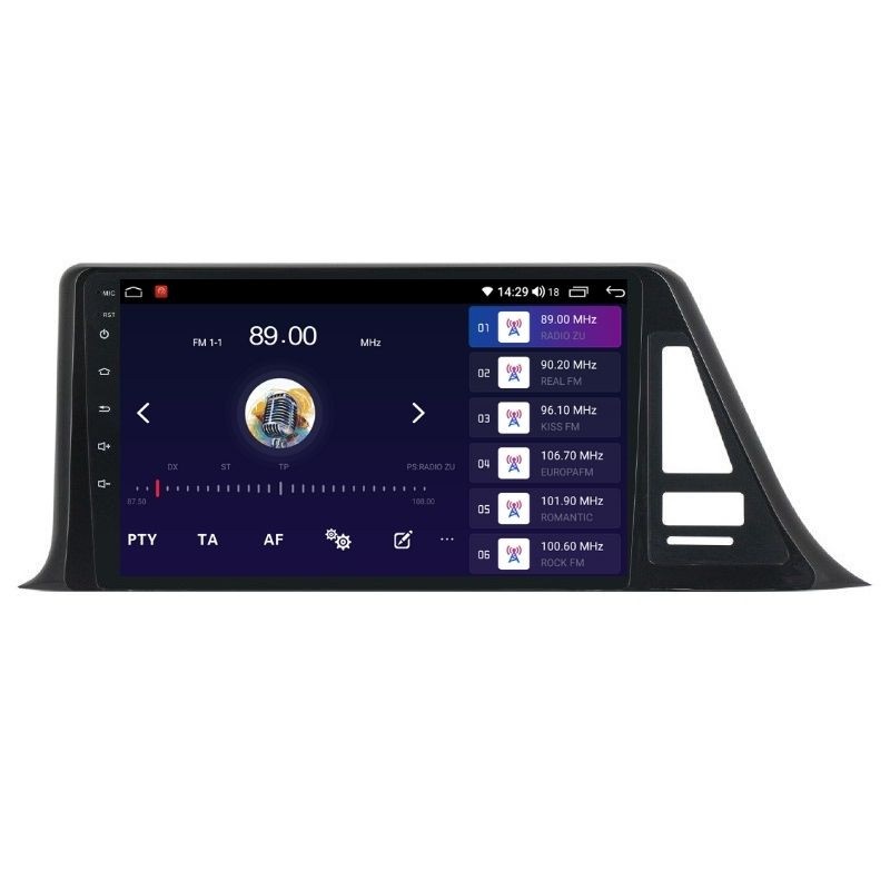 Navigatie dedicata cu Android Toyota C-HR dupa 2016, 2GB RAM, Radio GPS Dual Zone, Display HD QLED 9