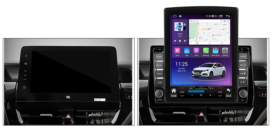 Navigatie dedicata cu Android Toyota Camry dupa 2021, 8GB RAM, Radio GPS Dual Zone, Touchscreen IPS 9.7