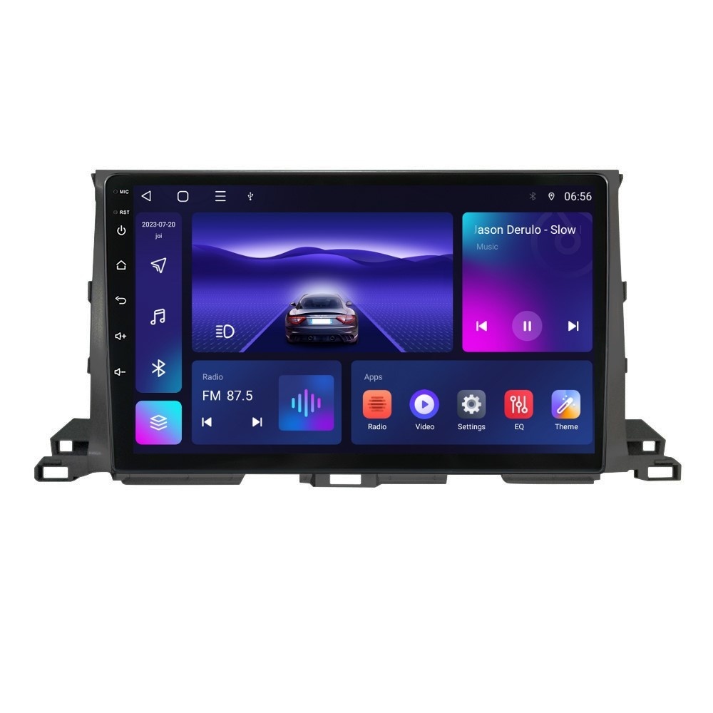 Navigatie dedicata cu Android Toyota Highlander 2013 - 2021, 3GB RAM, Radio GPS Dual Zone, Display HD QLED 10