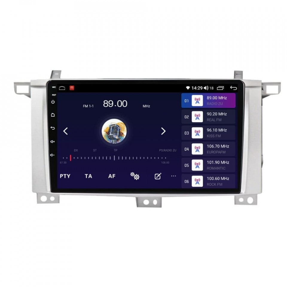 Navigatie dedicata cu Android Toyota Land Cruiser J100 2002 - 2008, 8GB RAM, Radio GPS Dual Zone, Display HD QLED 9