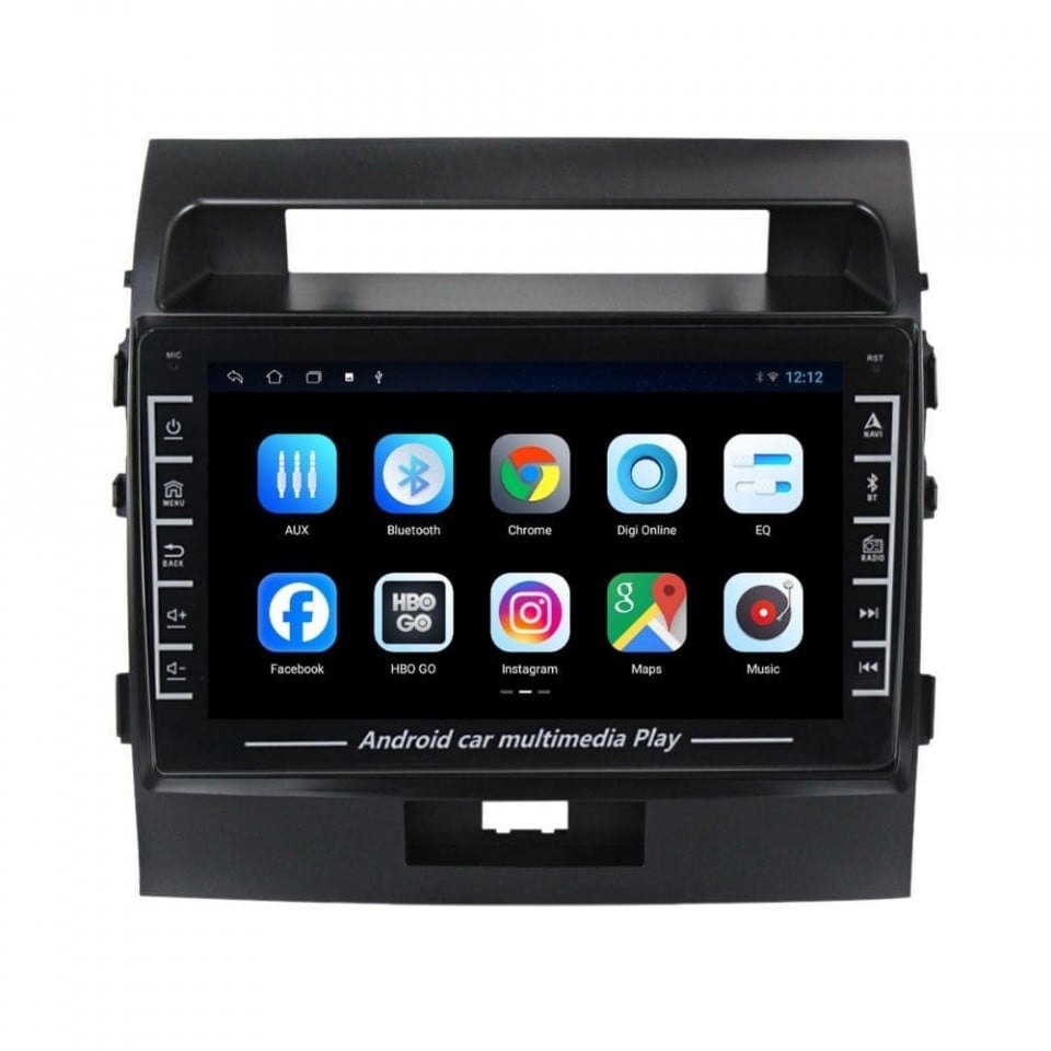 Navigatie dedicata cu Android Toyota Land Cruiser J200 2008 - 2015, 1GB RAM, Radio GPS Dual Zone, Display HD IPS 8