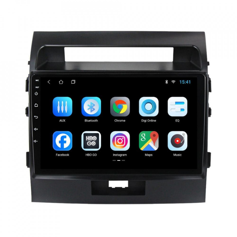 Navigatie dedicata cu Android Toyota Land Cruiser J200 2008 - 2015, 2GB RAM, Radio GPS Dual Zone, Display HD IPS 10