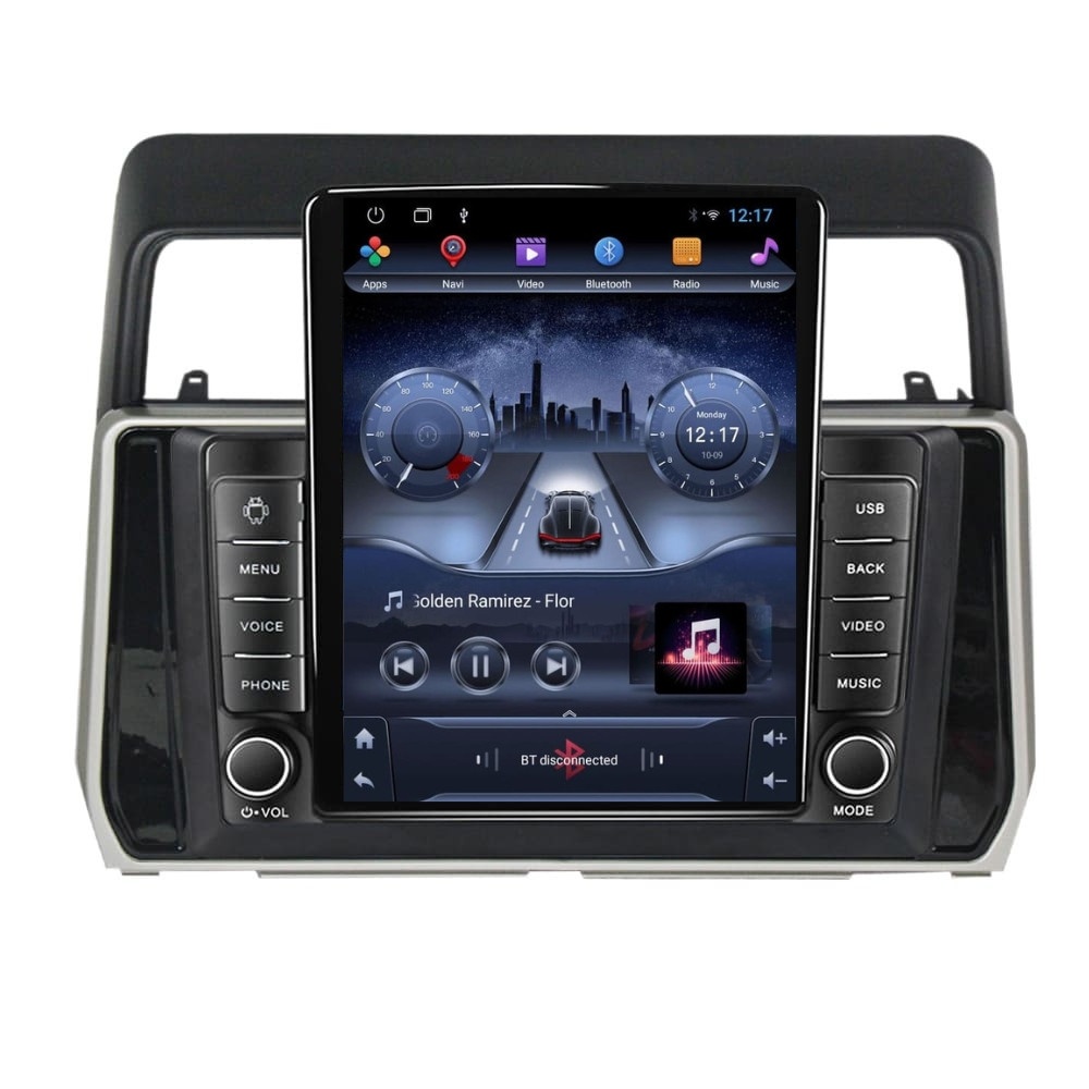 Navigatie dedicata cu Android Toyota Land Cruiser Prado J150 dupa 2017, 1GB RAM, Radio GPS Dual Zone, Touchscreen IPS 9.7" HD tip Tesla, Internet Wi-Fi, Bluetooth, MirrorLink, USB - Imagine 2
