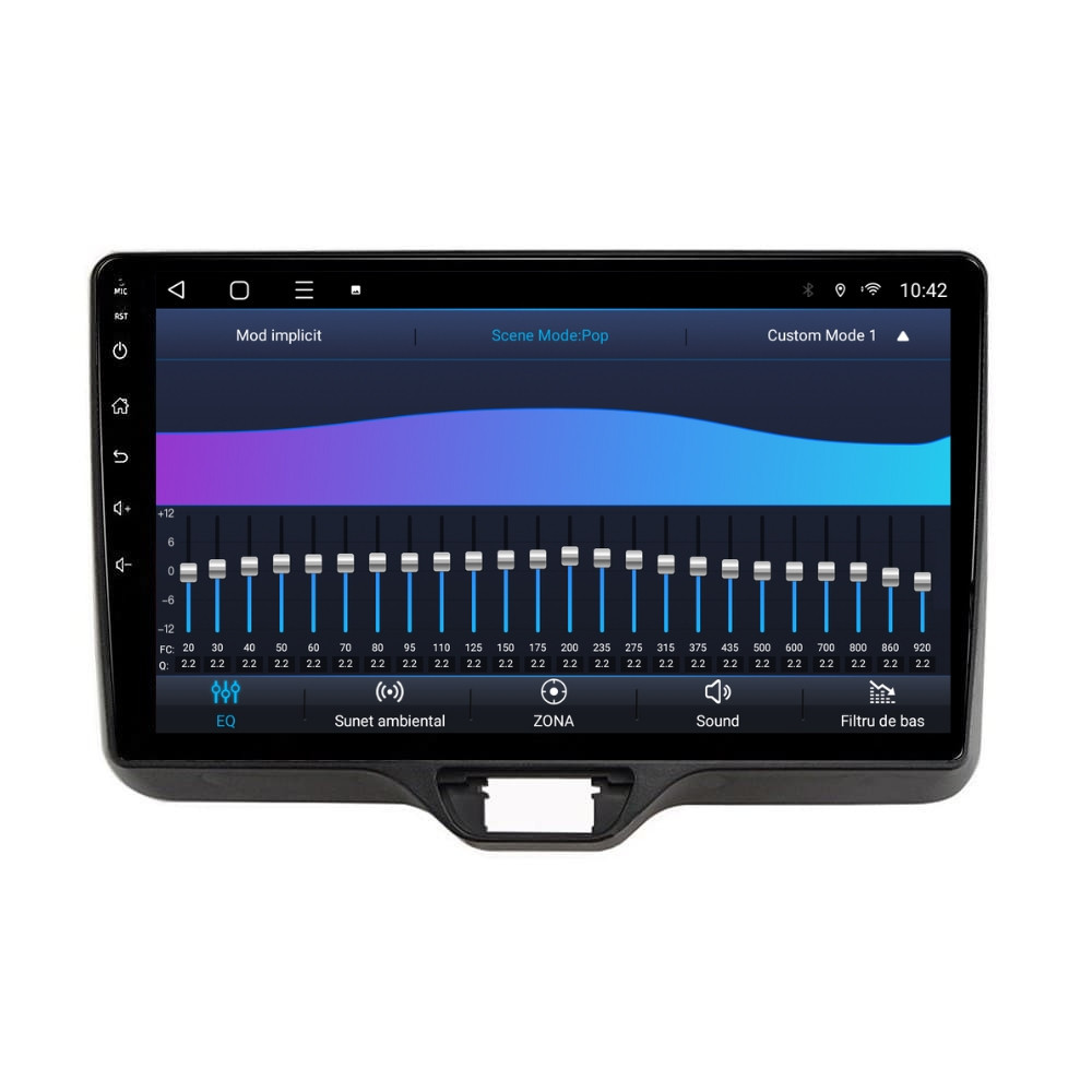 Navigatie dedicata cu Android Toyota Yaris P21 dupa 2020, 2GB RAM, Radio GPS Dual Zone, Display HD QLED 10