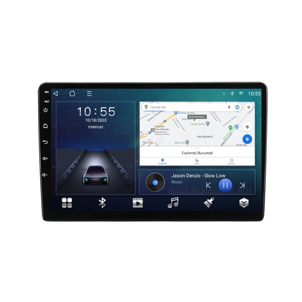 Navigatie dedicata cu Android VW Bora 1998 - 2005, 2GB RAM, Radio GPS Dual Zone, Display HD QLED 9