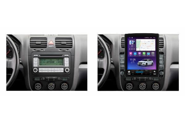 Navigatie dedicata cu Android VW Golf V 2003 - 2010, 8GB RAM, Radio GPS Dual Zone, Touchscreen IPS 9.7