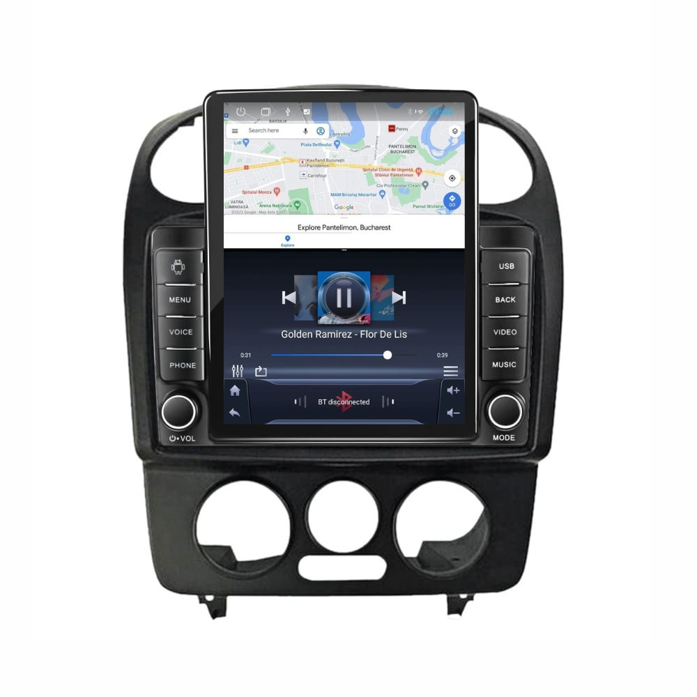 Navigatie dedicata cu Android VW New Beetle 2004 - 2011, 2GB RAM, Radio GPS Dual Zone, Touchscreen IPS 9.7