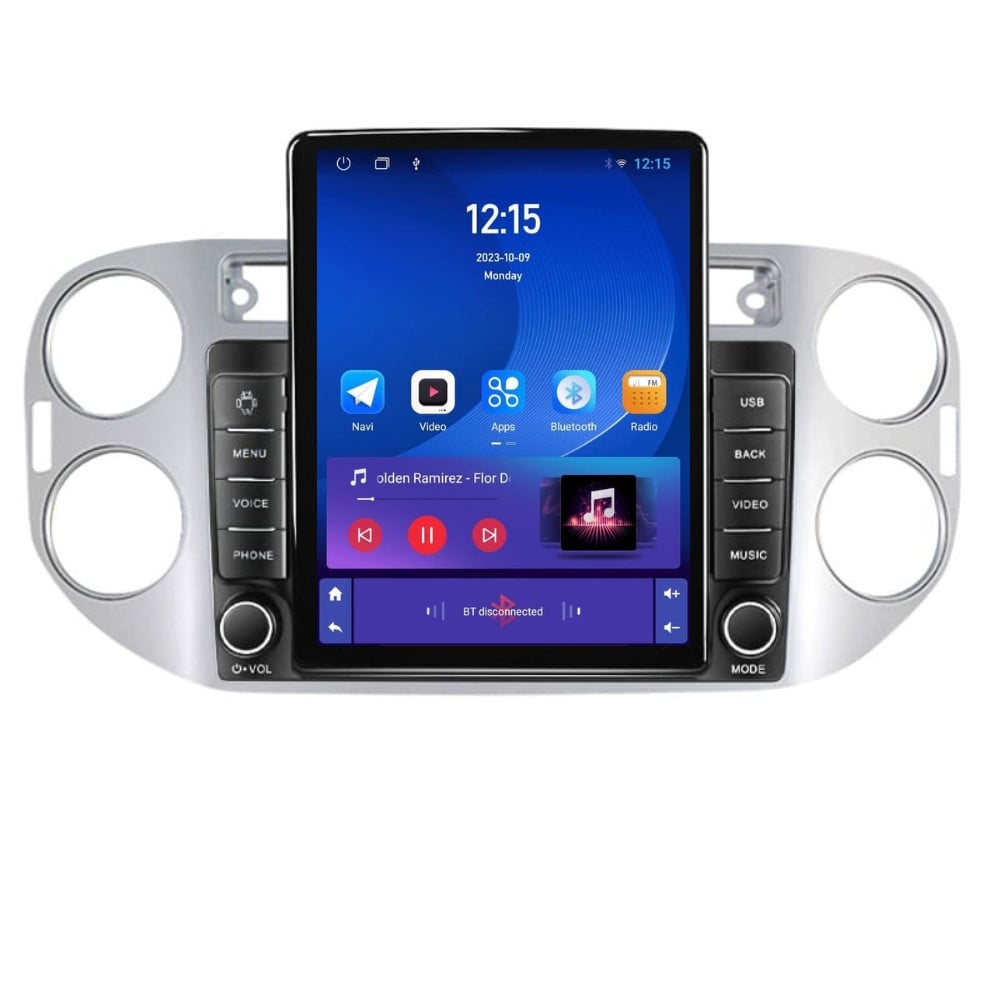 Navigatie dedicata cu Android VW Tiguan I 2007 - 2012, 2GB RAM, Radio GPS Dual Zone, Touchscreen IPS 9.7