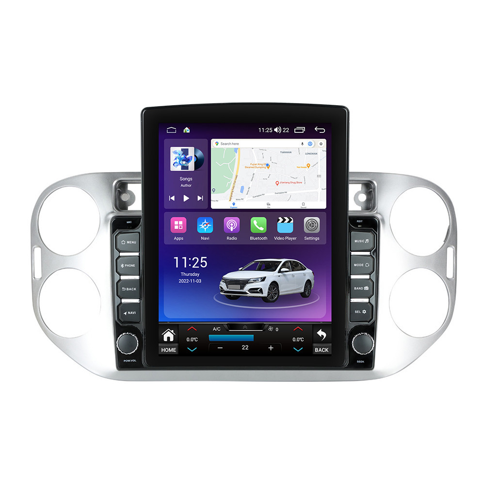 Navigatie dedicata cu Android VW Tiguan I 2007 - 2012, 8GB RAM, Radio GPS Dual Zone, Touchscreen IPS 9.7