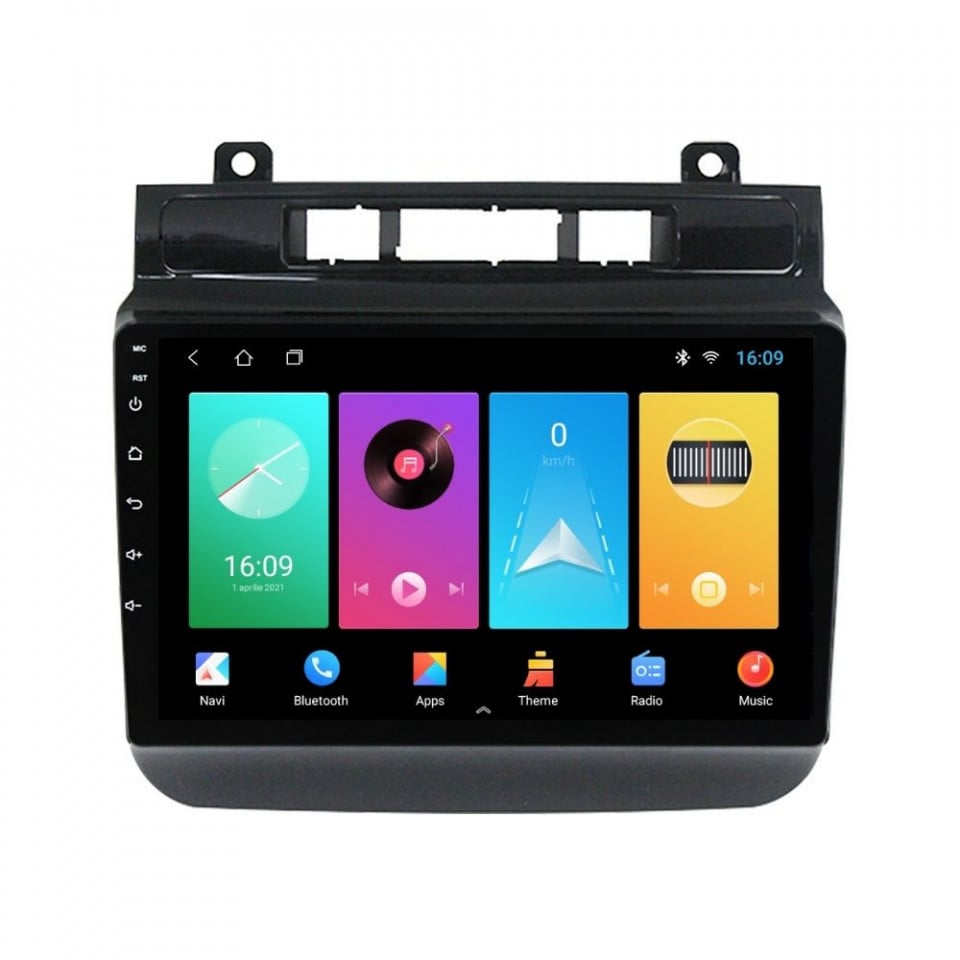 Navigatie dedicata cu Android VW Touareg 7P 2010 - 2018, 1GB RAM, Radio GPS Dual Zone, Display HD IPS 9