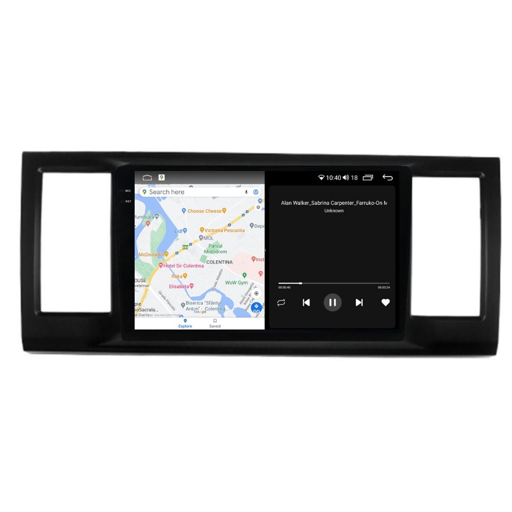 Navigatie dedicata cu Android VW Transporter / Caravelle / Multivan T6 2015 - 2020, 4GB RAM, Radio GPS Dual Zone, Display 2K QLED 9.5