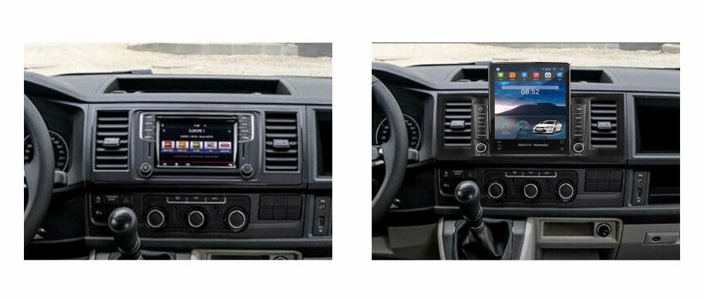 Navigatie dedicata cu Android VW Transporter / Caravelle / Multivan T6 2015 - 2020, 1GB RAM, Radio GPS Dual Zone, Touchscreen IPS 9.7