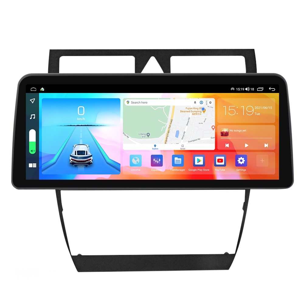 Navigatie dedicata cu Android Audi A6 (C5) 1997 - 2005, 4GB RAM, Radio GPS Dual Zone, Display QLED 12.3