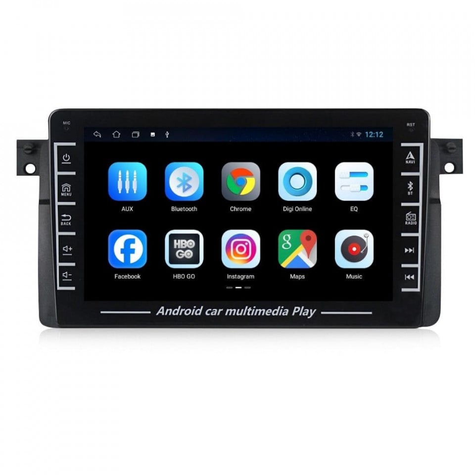 Navigatie dedicata cu Android BMW Seria 3 (E46) 1997 - 2005, 1GB RAM, Radio GPS Dual Zone, Display HD IPS 8