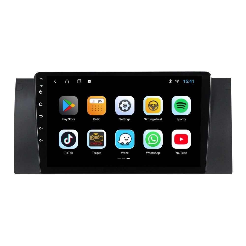 Navigatie dedicata cu Android BMW Seria 5 (E39) 1995 - 2003, 1GB RAM, Radio GPS Dual Zone, Display HD IPS 9" Touchscreen, Internet Wi-Fi, Bluetooth, MirrorLink, USB - Imagine 3