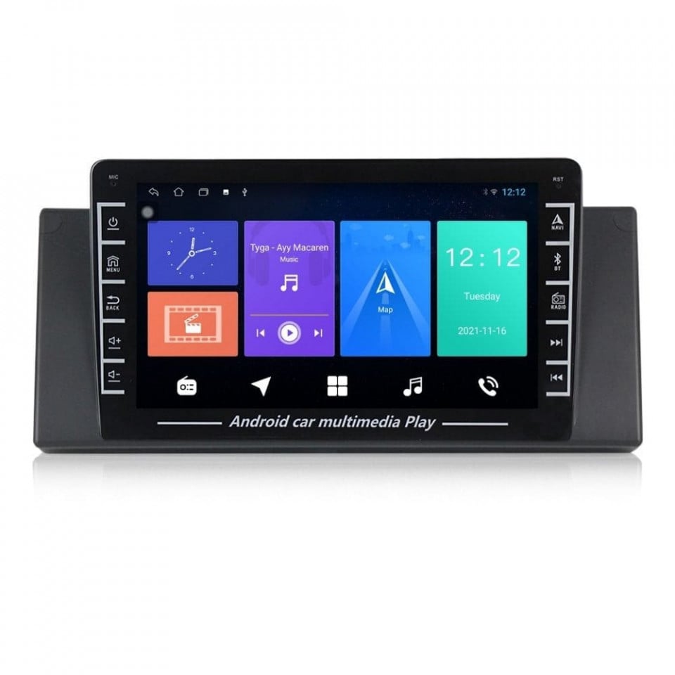 Navigatie dedicata cu Android BMW Seria 5 (E39) 1995 - 2003, 1GB RAM, Radio GPS Dual Zone, Display HD IPS 8